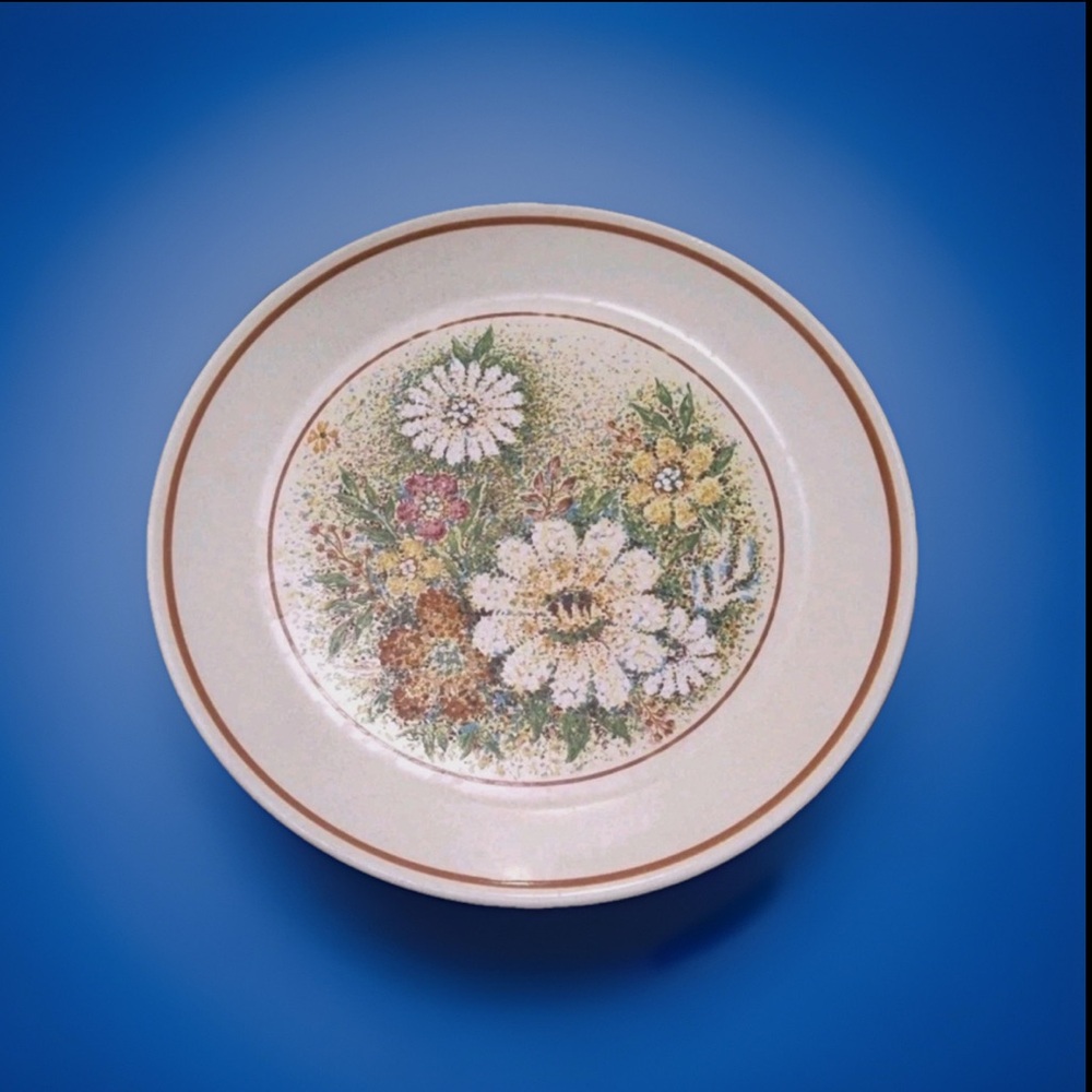 (1) VTG Temperware by Lenox Magic Garden Dinner Plate 10,3/8in mint/EUC